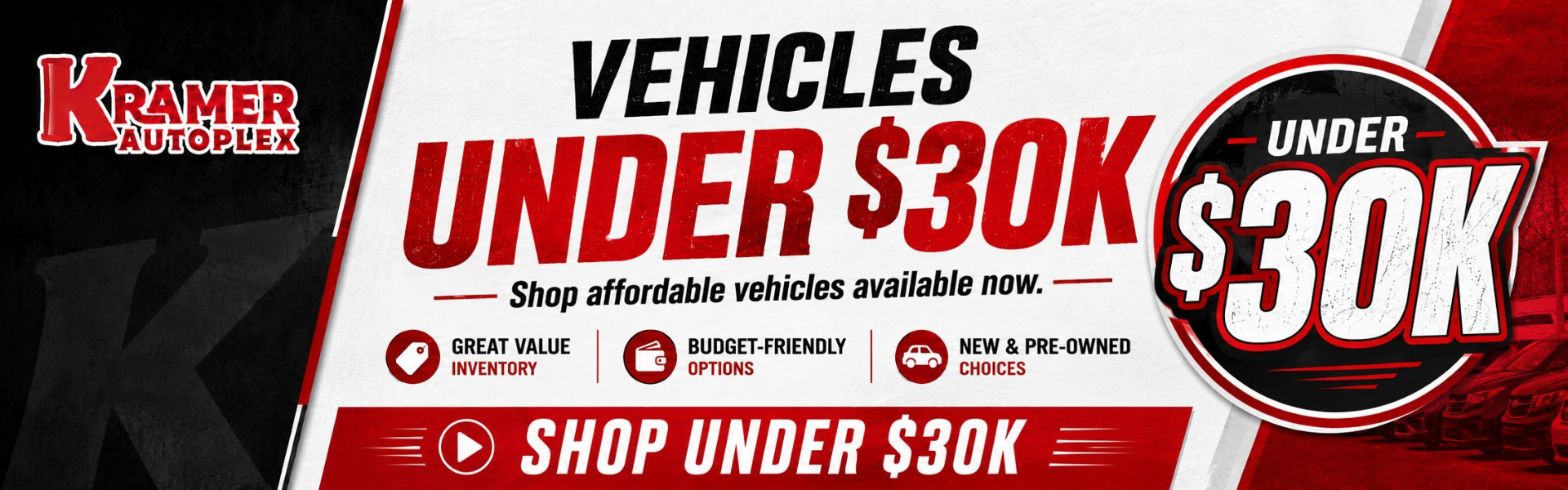 Kramer Autoplex Vehicles Uner 30k