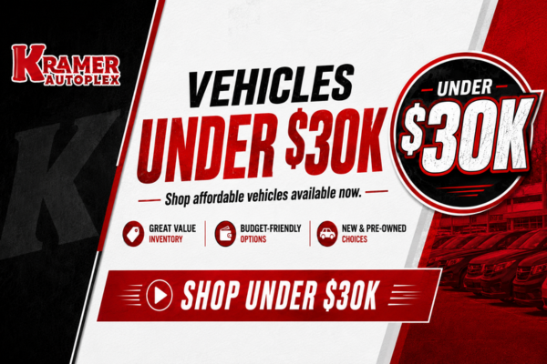 Kramer Autoplex Vehicles Under 30k