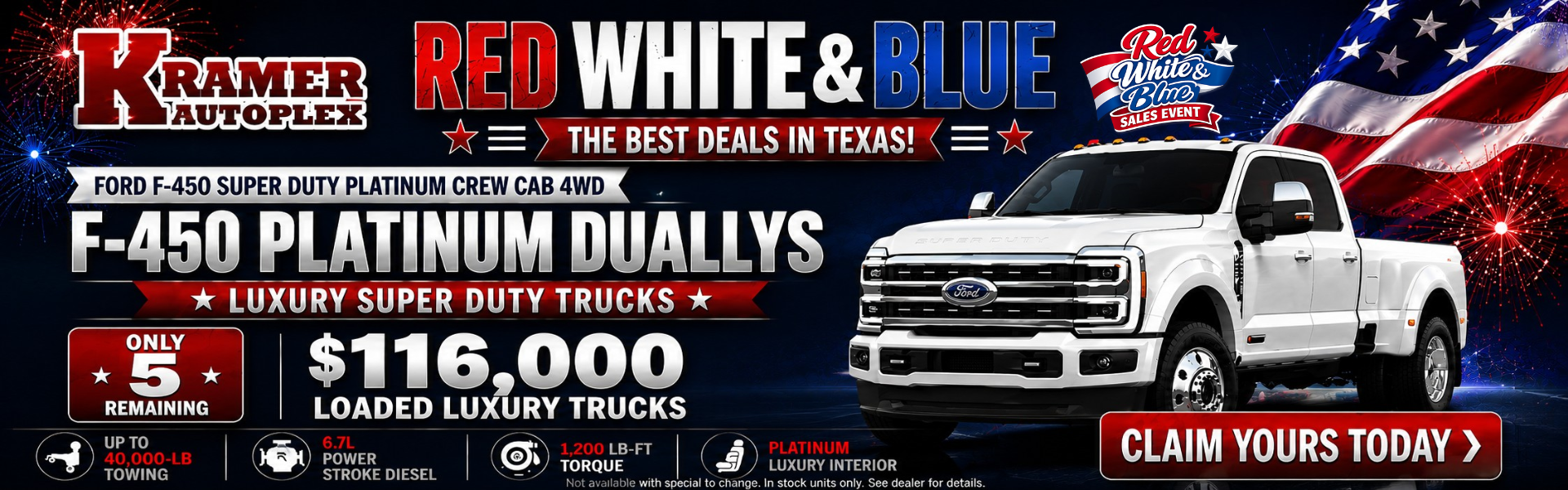 Kramer Autoplex Work Truck Incentives