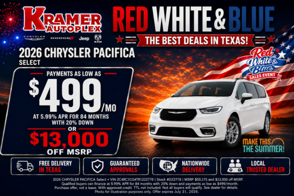 Kramer Autoplex July Incentives