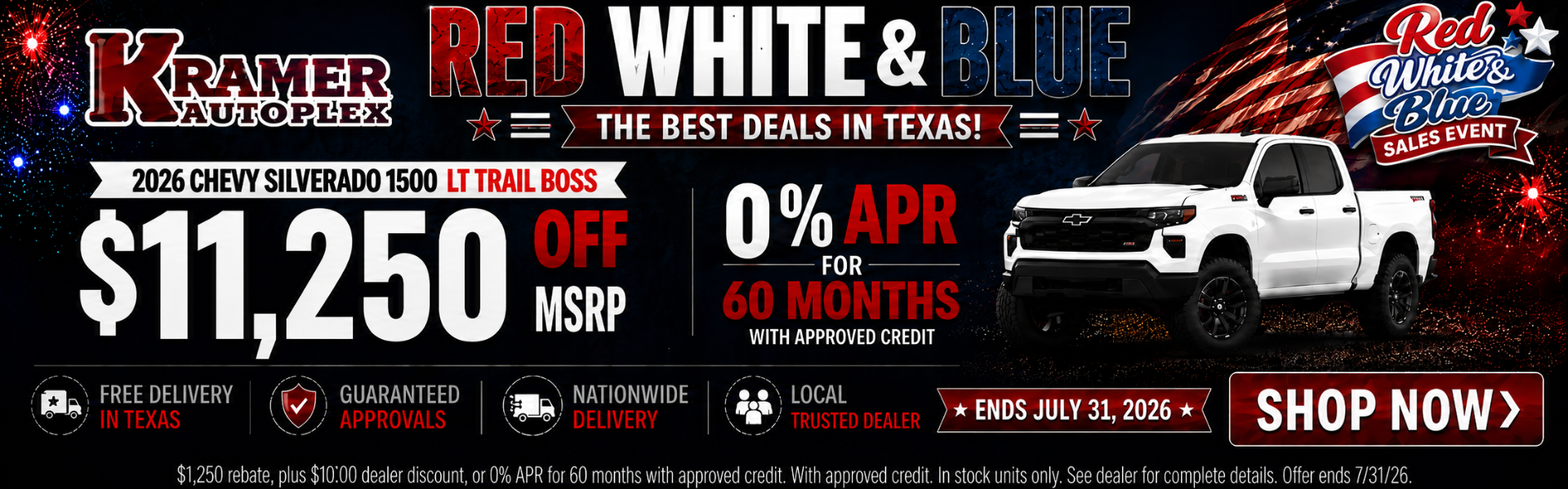 Kramer Autoplex July Incentives