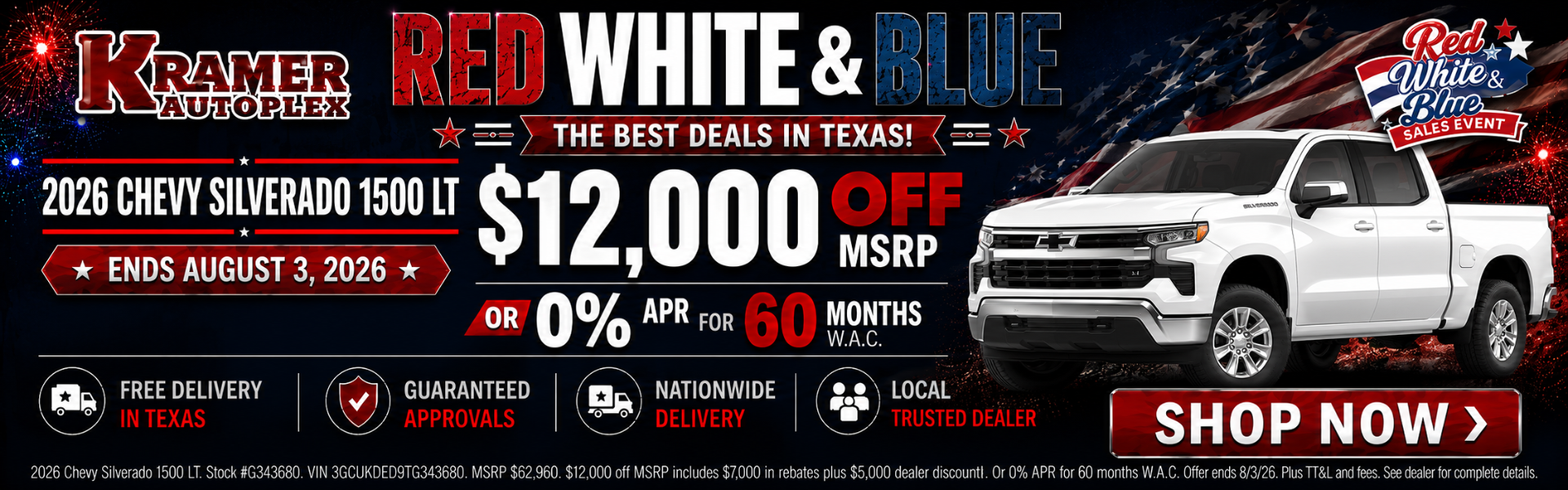 Kramer Autoplex July Incentives