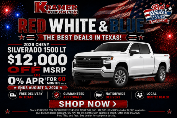 Kramer Autoplex July Incentives