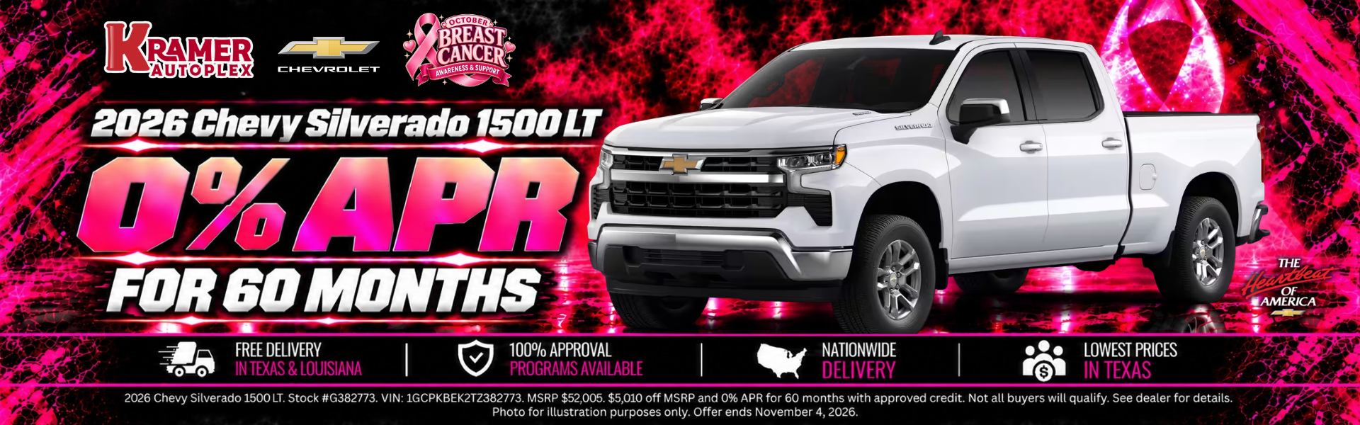 Kramer Autoplex October 2026 Incentives