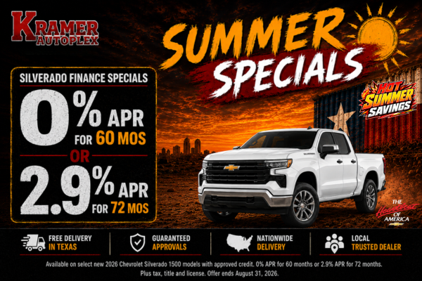 Kramer Autoplex August Incentives