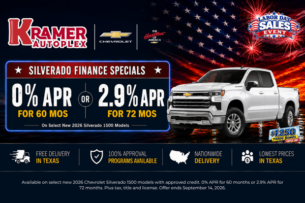 Kramer Autoplex September Incentives