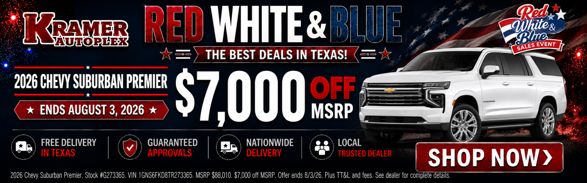 Kramer Autoplex July Incentives