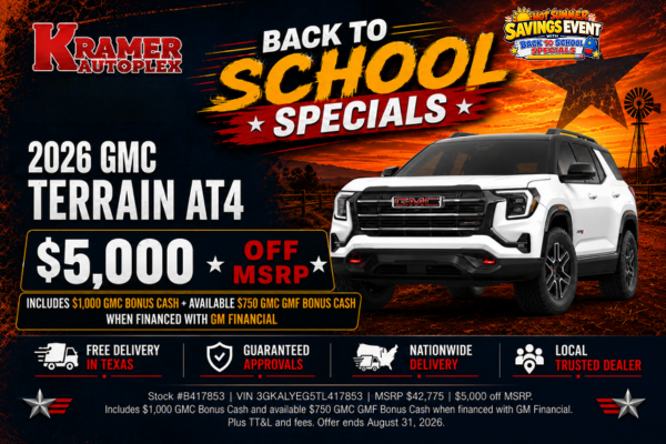 Kramer Autoplex August Incentives