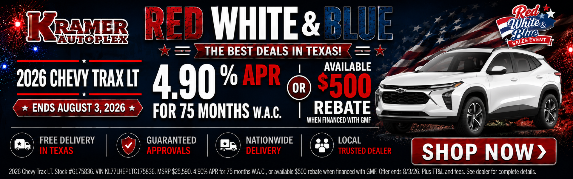 Kramer Autoplex July Incentives