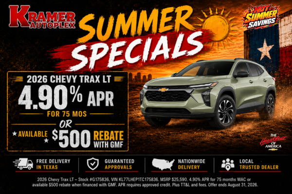 Kramer Autoplex August Incentives