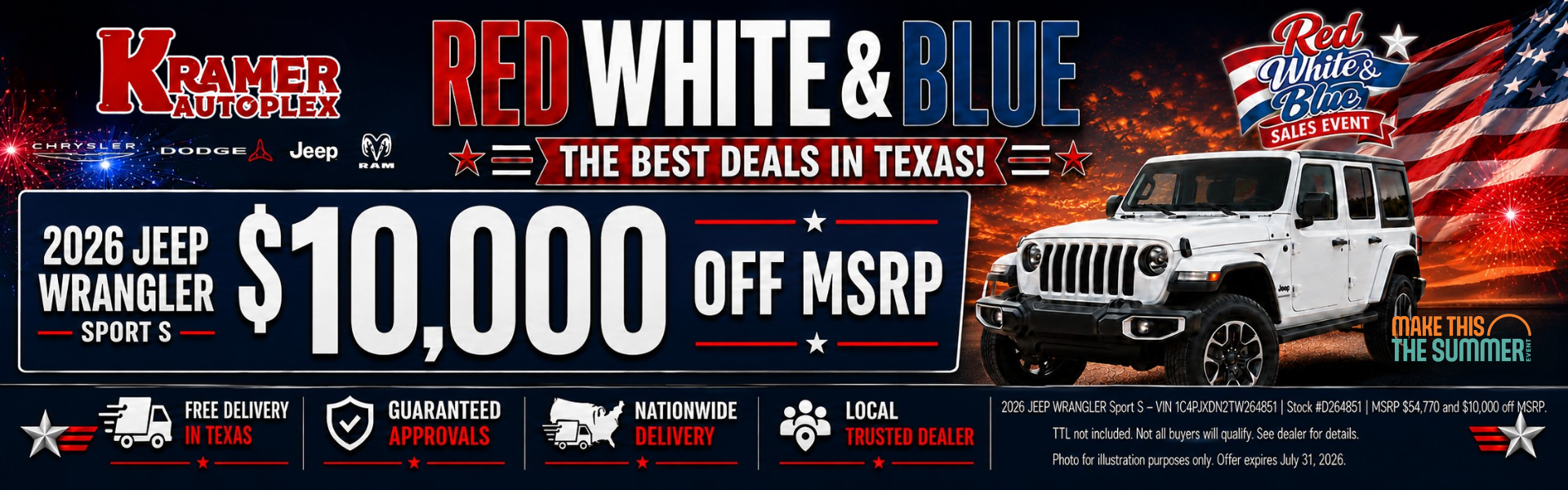 Kramer Autoplex July Incentives