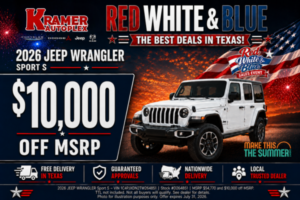 Kramer Autoplex July Incentives