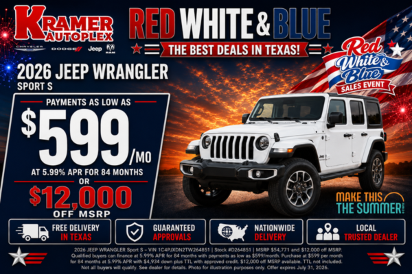 Kramer Autoplex July Incentives
